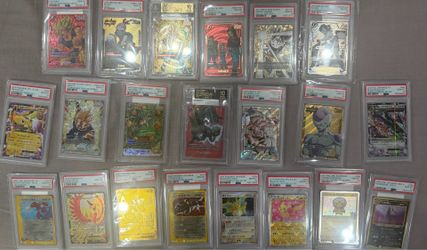 Dragon ball and Pokémon slabs