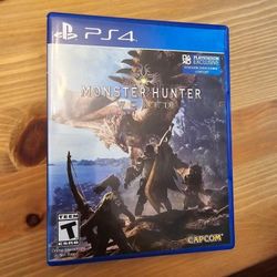 PS4 Monster Hunter World