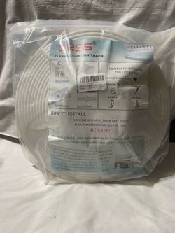WRSS Flexible Curtain Track White
