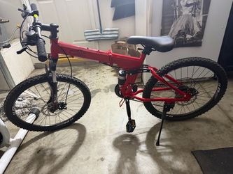 Foldable mountain bike