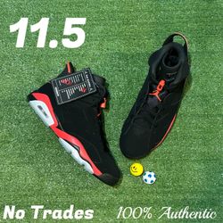 Size 11.5 Air Jordan 6 Retro “Infrared Salesman” 🏷️