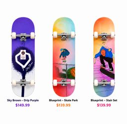 Blueprint Complete Skateboards – Brand New 🛹🔥