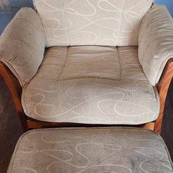 Shermag Reclining Gliding Chair and Ottoman