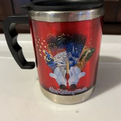 Walt Disney World Red Travel Mug With Lid