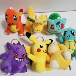 Pokemon Plushie Keychains