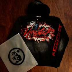 Red And Black Hellstar Hoddie 