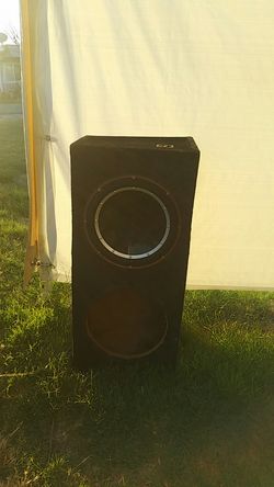 12 inch sub box for 2 12" subs