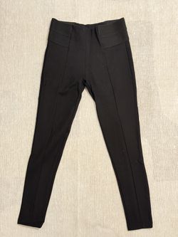 Zara thick black Leggings mid rise - Small