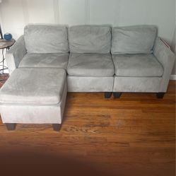barely Used Grey Couch 