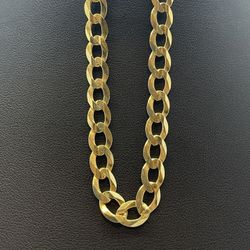 Gold Chain Cuban 14K New 