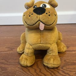 Bulldog Plush Piggy Bank 8" Kids Savings Jar Money Coin Counting.