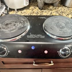 Estufa De Dos Quemadores Eléctrica 