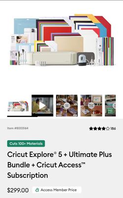 Cricut explorer 5 bundle worth $299 Brand New