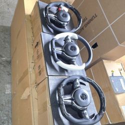 For BMW Steering Wheel with airbag Carbon Fiber M style LED 2,3,4,5,6 F SERIE X5 X6 X3 X4 f30 f10
