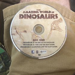 The Amazing World Of Dinosaurs Disc One and Disc Two, Cascades and Tropical Rainforest