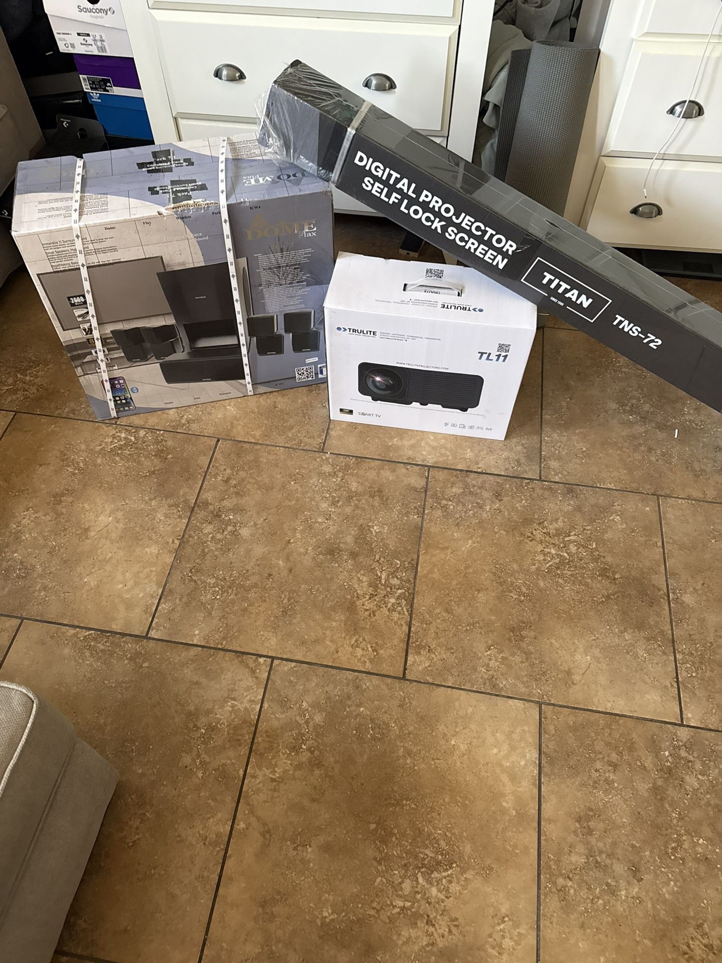 Projector And Surround Sound