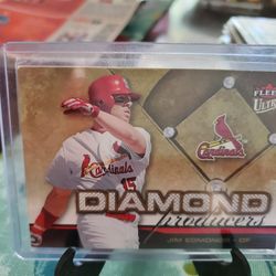 St.Louis Cardinals Jim Edmonds 06 Fleer Ultra Diamond Producers 06 Fleer Ultra Star Insert Baseball Cards 