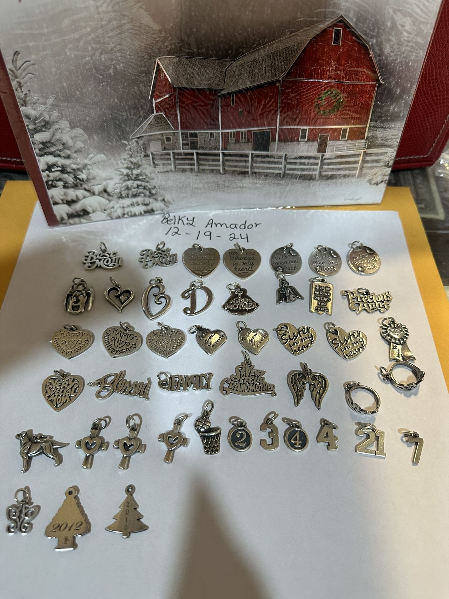 James Avery charms prices $44 each 