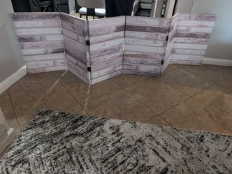 Brand New! 2ft Tall Double Sided Freestanding Canvas Divider