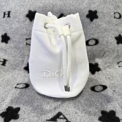 Dior limited white pouch bag