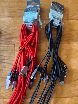 Apple Lightning Braided USB Cables Bulk Lot