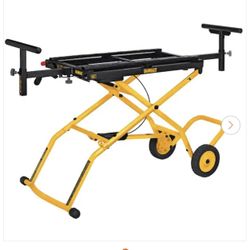 DEWALT 32-1/2 in. x 60 in. Rolling Miter Saw Stand with 300 lbs. Capacity
