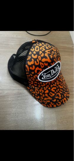 Von Dutch Leopard Print Trucker Hat