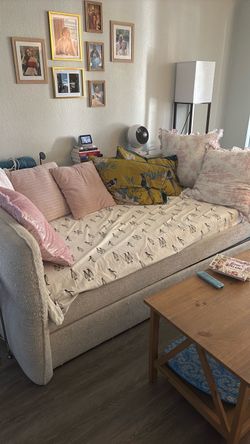 Living Spaces Day bed and twin mattress