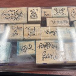 Set Includes Stampin’ Up Rubber Stamps For Card Making