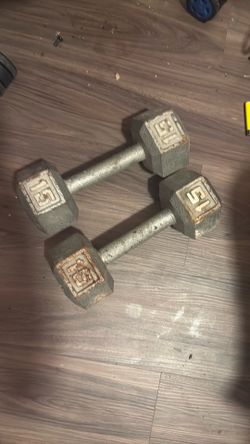 Dumbbells 15 pounds each 1 pair