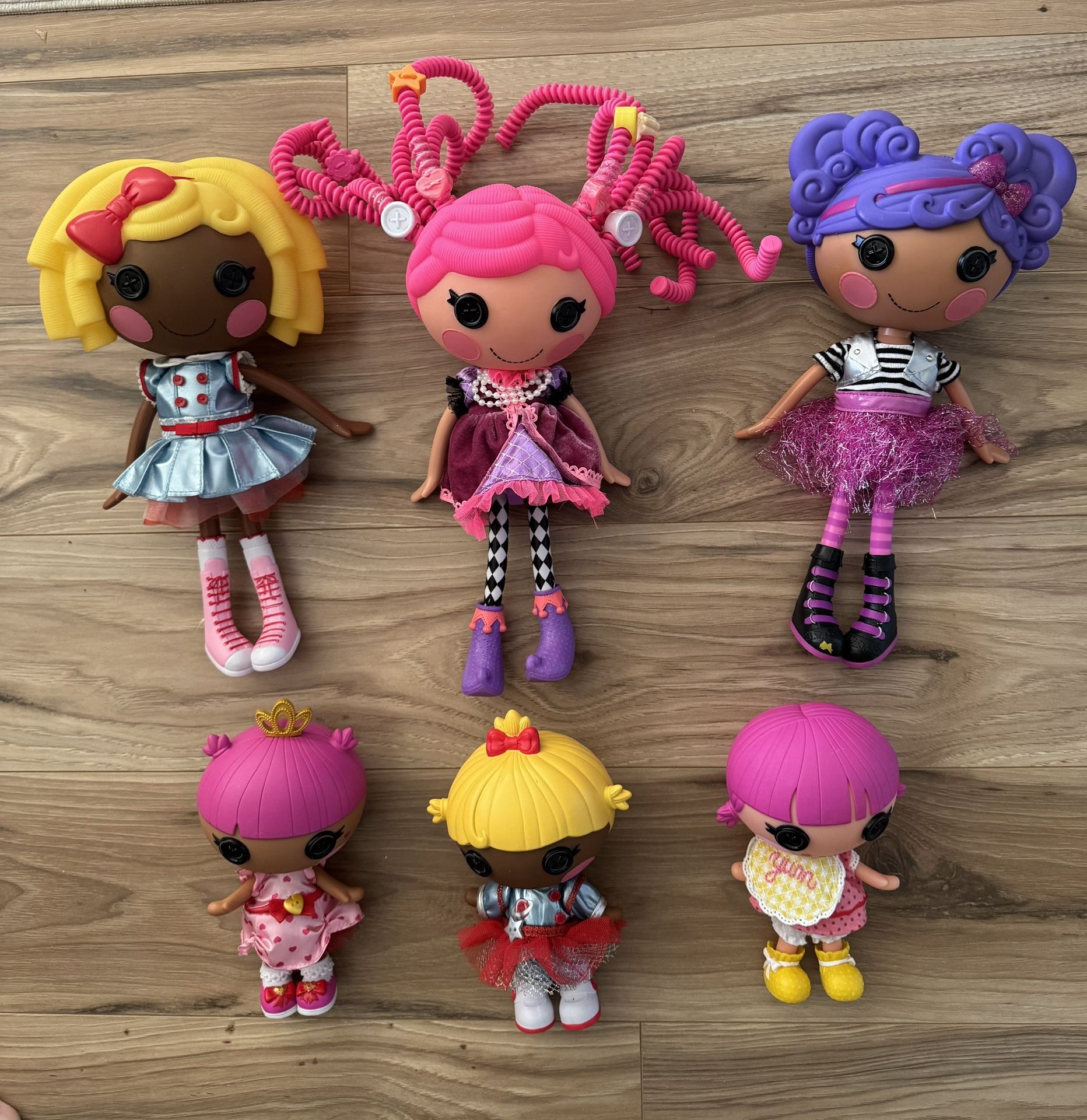 Lalaloopsy Dolls - Set Of 6 - Excellent Condition!