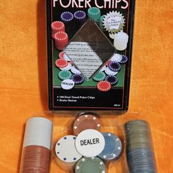 Professional Poker Chip Set (100 Chips) - New!!!