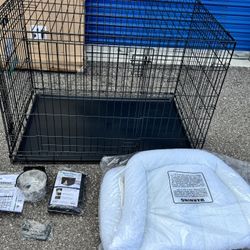 NEW ICRATE MIDWEST LARGE DOG CAGE CRATE BED