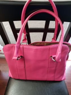 Pink large day bag purse