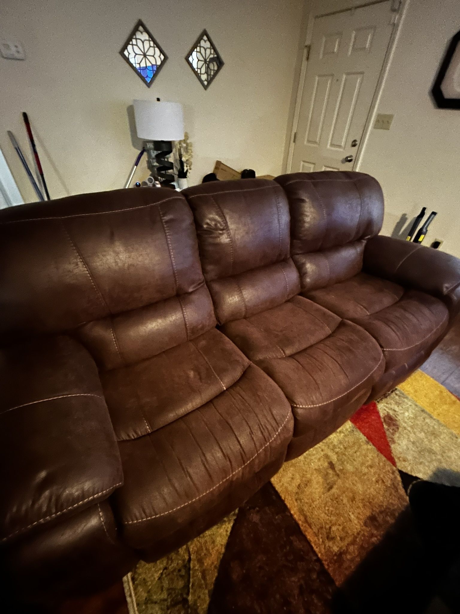 Couch With Recliners For Sale