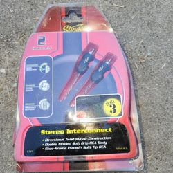 Stinger 2-Channel RCA Stereo Interconnect Cable