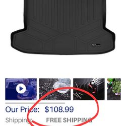 New cargo trunk mat for 2022-2025 Hyundai Tucson $65