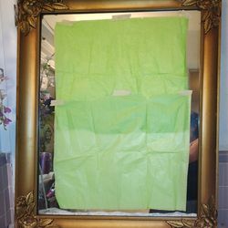 Large  Gold Antique Mirror/ Reduced!