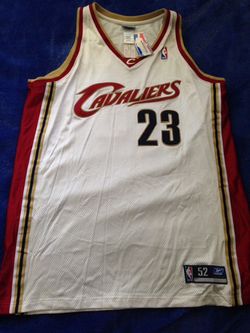 Reebok NBA Authentics Cleveland Cavaliers #23 Lebron James, size 52