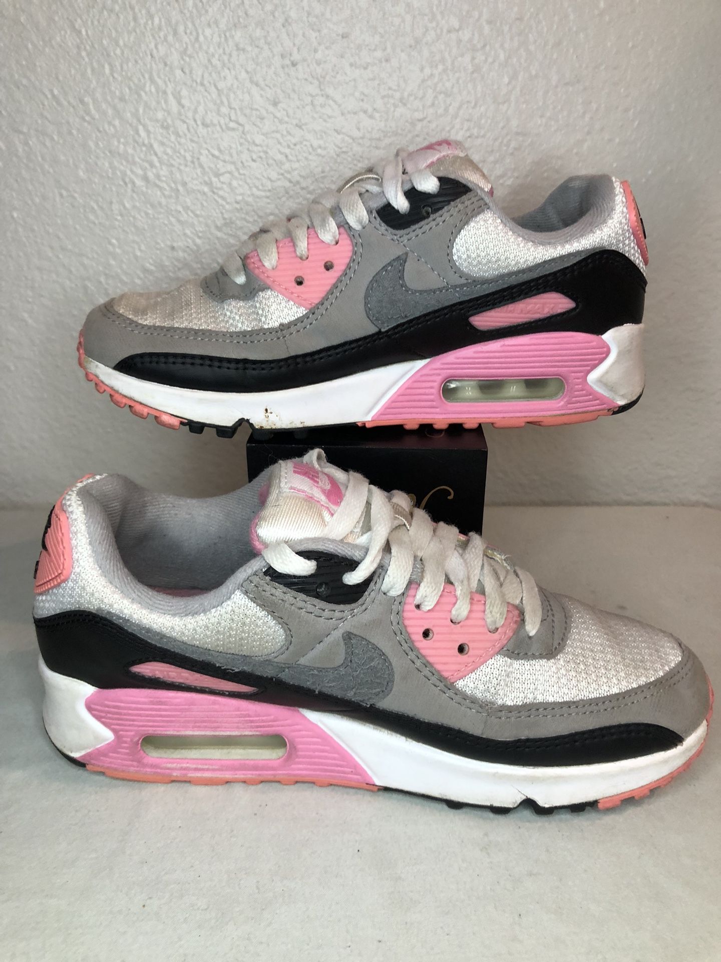 Nike Air Max 90 (Recraft Rose) White/Smoke Grey-Rose CD0490