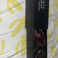 Pink Clear Sunglasses 