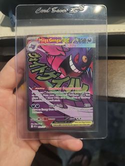 Mega gengar ex MA ink error Pokémon card