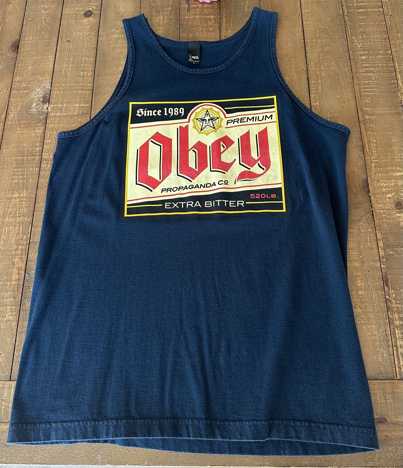 Obey Tank Top Mens Large