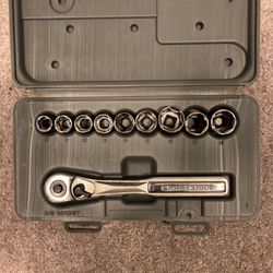 Craftsman 10 Pc. 3/8” Drive 6pt.Metric Set  New Made In USA 