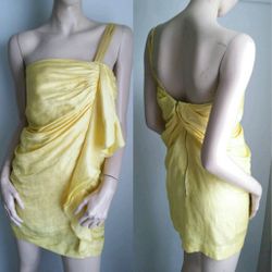 Bebe Dress Yellow XS