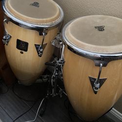 LP Aspire Congas With Stand