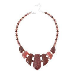 $150 JAY King NIGERIAN STRAWBERRY QUARTZ Necklace New 866643 $150 JAY King NIGERIAN STRAWBERRY QUARTZ Necklace STERLING SILVER