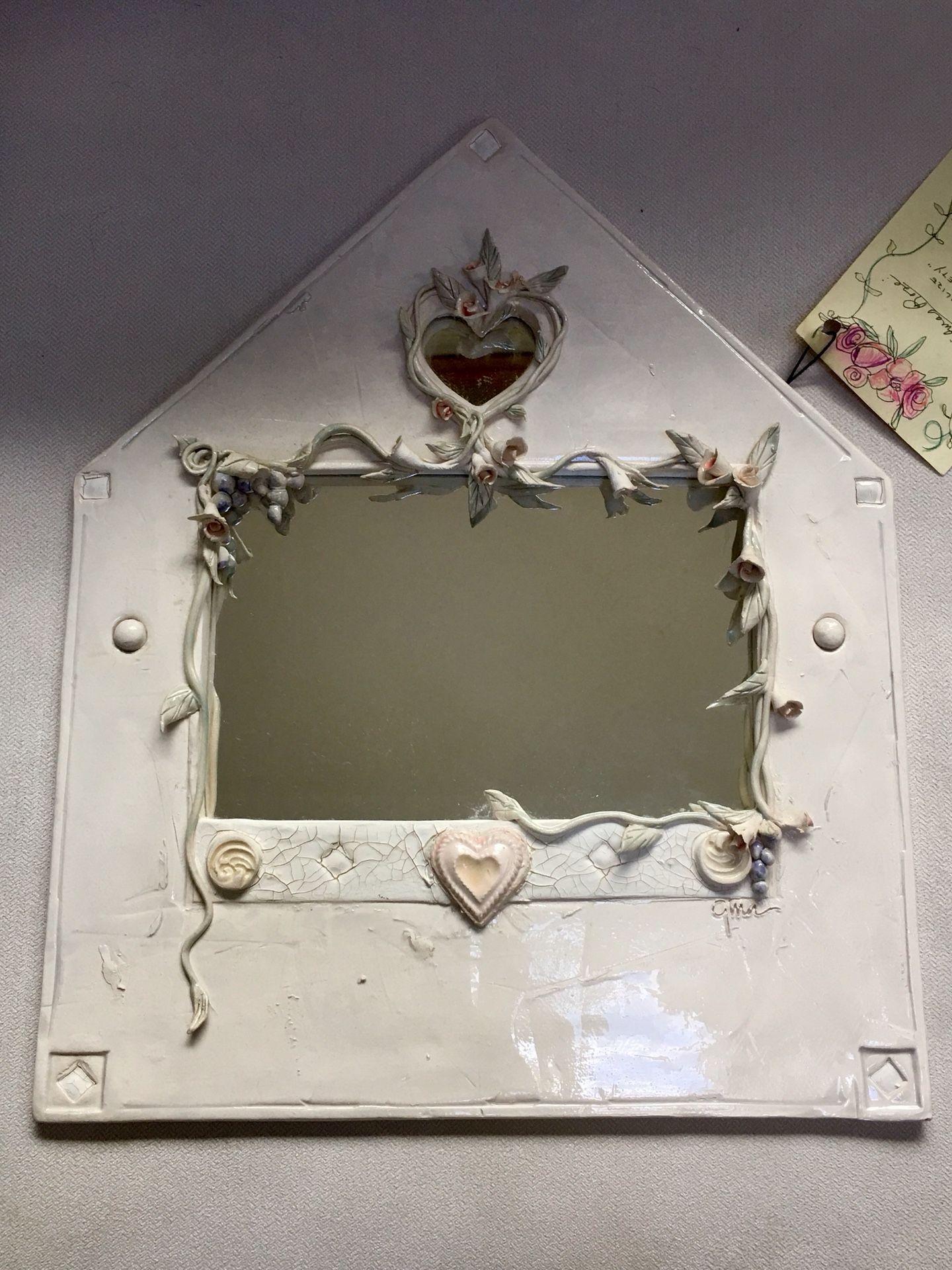 Mirror Art by Gina Holt recognized local artist
