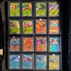 Pokémon TCG Over 90 Cards Holo Ex & Mega Ex Lot