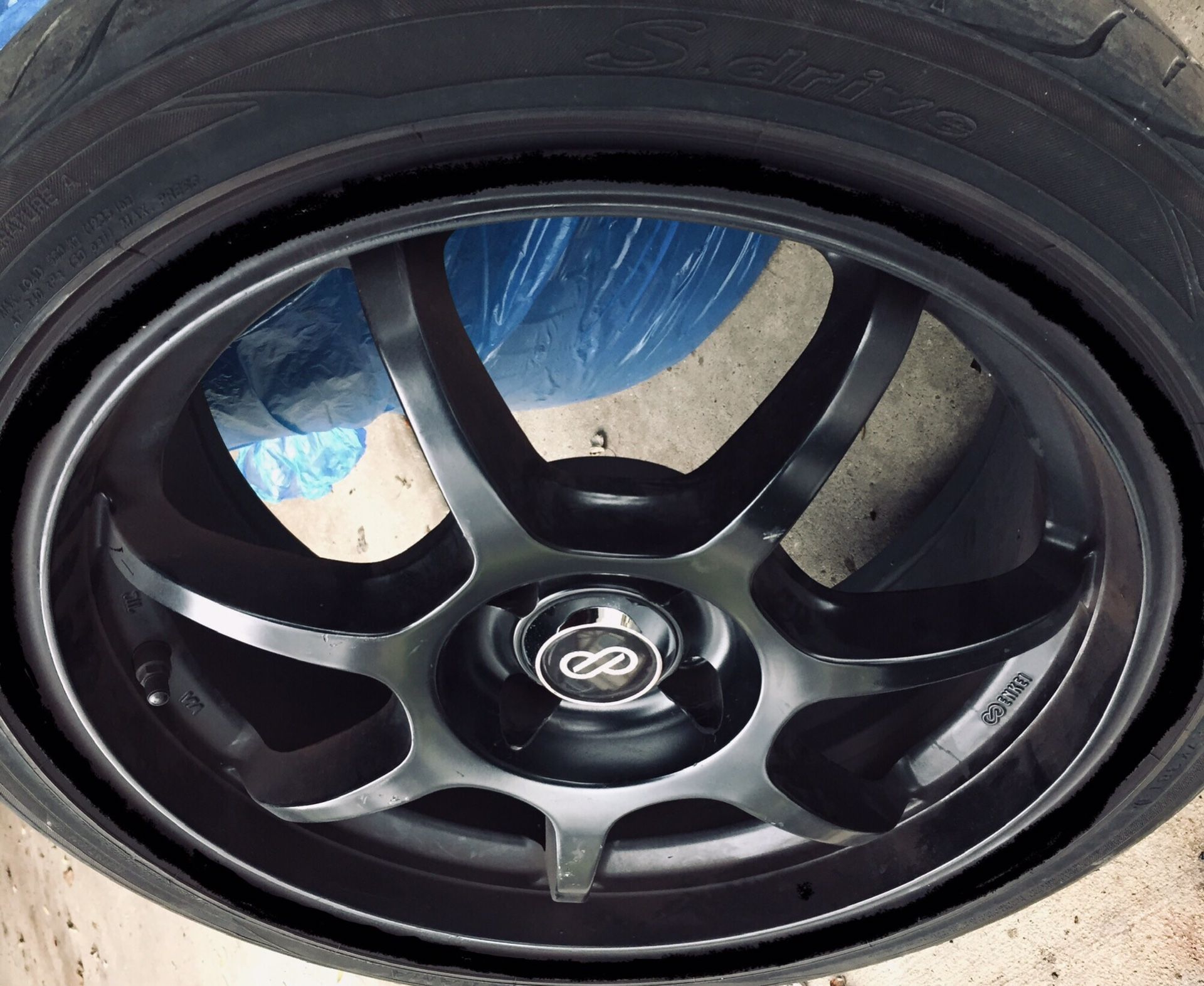 ENKEI GT7 Matte Black Rims Set Of 4